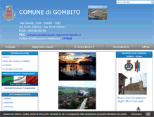 Tablet Screenshot of comune.gombito.cr.it